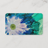 abstracte Daisy visitekaartjes (Achterkant)