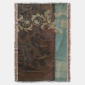 Abstracte Damask Tapestry van Jennifer Goldberger Deken (Voorkant Verticaal)