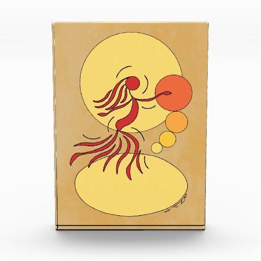 Abstracte danser fotoblokken (Voorkant)