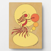 Abstracte danser fotoplaat (voorkant)