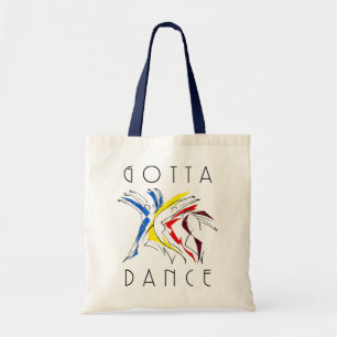 Abstracte dansers dansen - Kunstwerk voor danslief Tote Bag