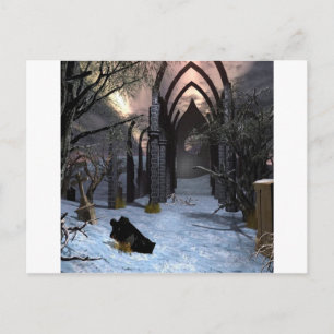 Abstracte Dark Arts Briefkaart