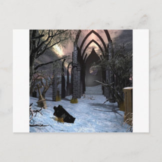 Abstracte Dark Arts Briefkaart