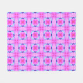 Abstracte decoratieve geometrische kaleidoscooptex fleece deken (Voorkant (Horizontaal))