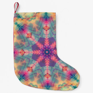 Abstracte decoratieve meerkleurige textuur. Helder Kleine Kerstsok