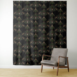 Abstracte decoratieve moderne sierjuwelen deco wandkleed