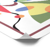 Abstracte decoratieve poster voor kinderkamer (Hoek)