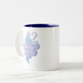 Abstracte Deep Thinker Esthetische Koffie Mok