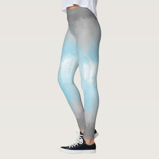 Abstracte demiboy Pride Flag Leggings (Links)