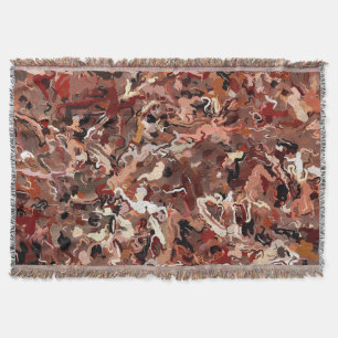 Abstracte dennennaalden deken