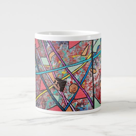 Abstracte Design Mok (Voorkant)