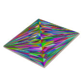 Abstracte diamant tegeltje (Zijkant)