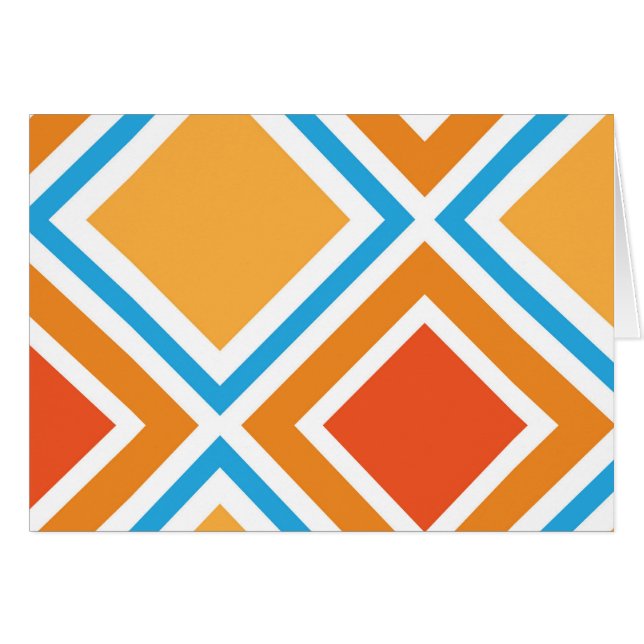 Abstracte diamantgeometrie (Voorkant Horizontaal)