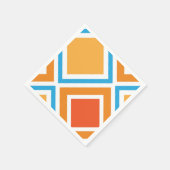 Abstracte diamantgeometrie servet (Hoek)