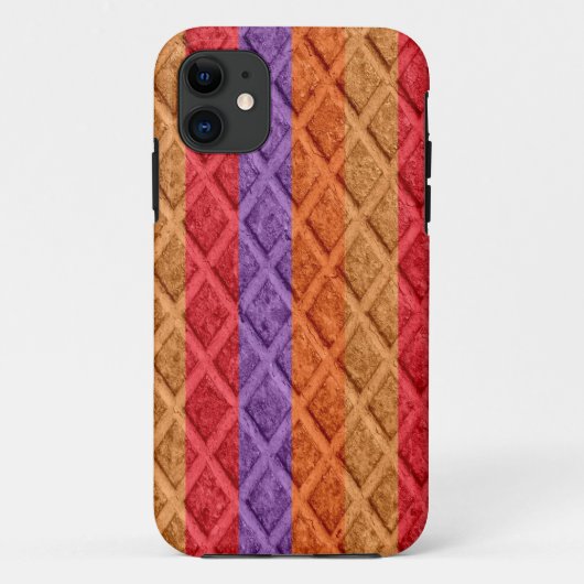 Abstracte diamantstrepen Case-Mate iPhone case (Achterkant)
