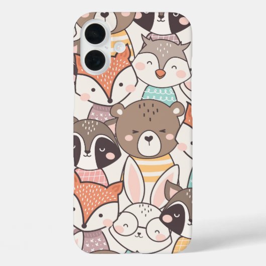 Abstracte dieren ontwerp Case-Mate iPhone case (Achterkant)
