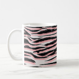 Abstracte dierenhuid naadloze print koffiemok