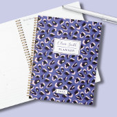 Abstracte dierenprint Paarse Planner