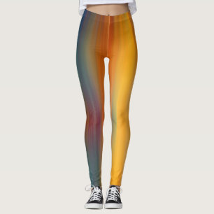 Abstracte Digitale Bikleur Gradient Art Leggings