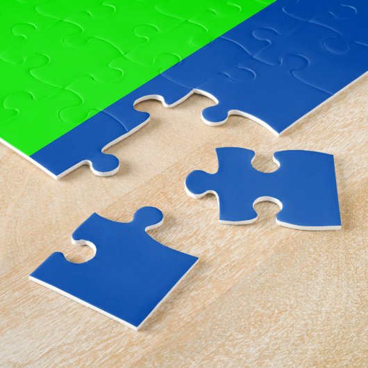 Abstracte digitale kunst legpuzzel (Zijkant)