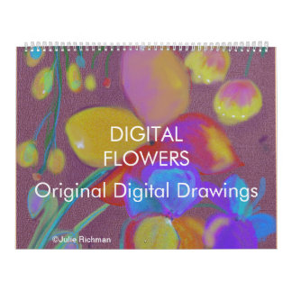 ABSTRACTE DIGITALE-STROOMkalender Kalender