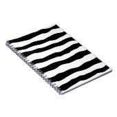 Abstracte dikke lijngolven notitieboek (Rechterzijde)