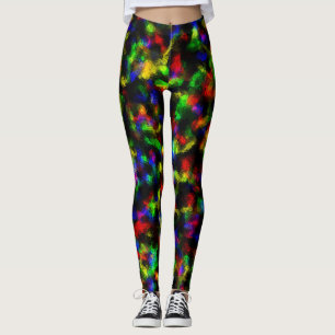 Abstracte Disco Folie Leggings
