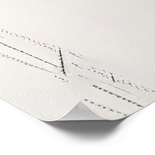 Abstracte DJ Portrait  Sketch - Premium Poster (Hoek)