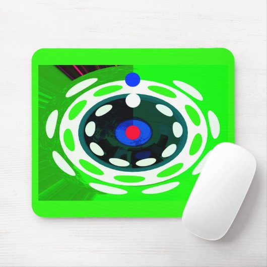 Abstracte doelkunst muismat (Met muis)