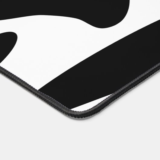 Abstracte Dog Pawprint Bureaumat (Hoek)