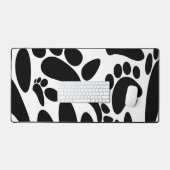Abstracte Dog Pawprint Bureaumat (Keyboard & Muis)