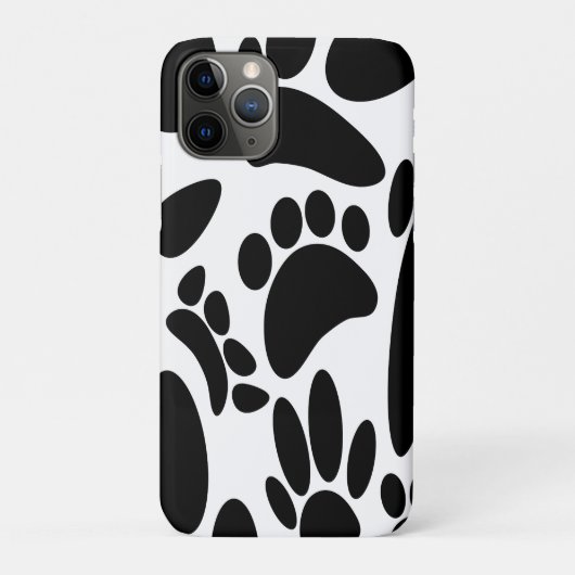 Abstracte Dog Pawprint Case-Mate iPhone Case (Achterkant)
