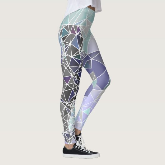 Abstracte Dogue de Bordeaux Leggings (Rechts)