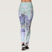 Abstracte Dogue de Bordeaux Leggings (Achterkant)