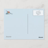 Abstracte dolfijn briefkaart (Achterkant)