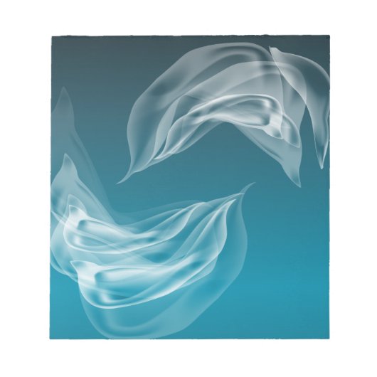 Abstracte Dolfijnen bij het spelen Notitieblok (Voorkant)