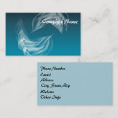 Abstracte Dolfijnen bij het spelen Visitekaartje (Voorkant / Achterkant)