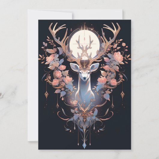 Abstracte donkere kerst Kaarten (Voorkant)