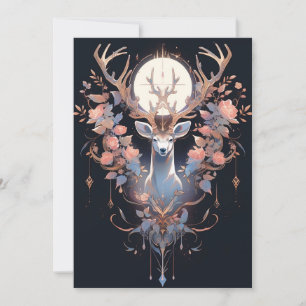 Abstracte donkere kerst Kaarten