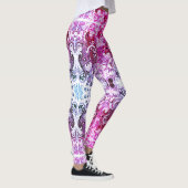 Abstracte doodle Art Leggings (Rechts)