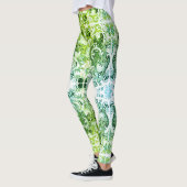 Abstracte doodle Art Leggings (Links)
