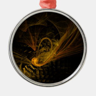 Abstracte doorbraakkunst metalen ornament
