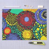 Abstracte dot art 3 tissuepapier (Craft)