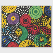 Abstracte dot art 8 cadeaupapier (Vlak)