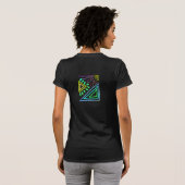 Abstracte Draag kunst T-shirt (Achterkant volledig)