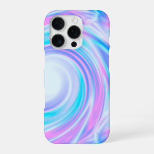 Abstracte draai vloeibare pastel paarse kleuren af iPhone 16 pro hoesje