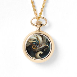 Abstracte draden 4 horloge