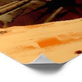 Abstracte Dragon Skull Witchy AI Art Matte Waarde Poster (Hoek)