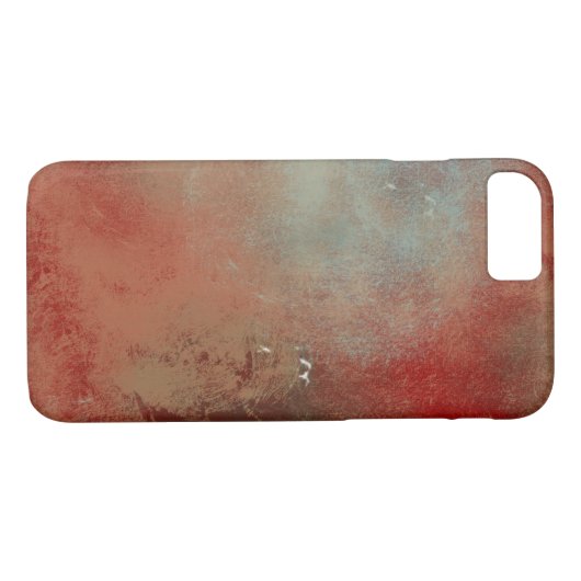 Abstracte Dreamweaver Red Blauwgroen Cream Art Case-Mate iPhone Case (Achterkant (Horizontaal))