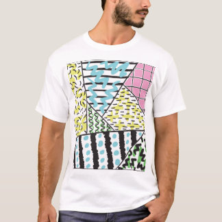 Abstracte drie: handgetekende achtergrondkunst. t-shirt